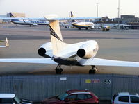 VP-CRO @ EGGW - parked at Luton - by Chris Hall