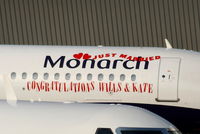 G-OZBP @ EGGW - with additional titles for the Royal Wedding - by Chris Hall
