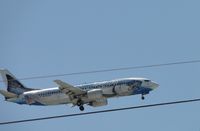 N792AS @ LAX - Salmon-Thirty-Salmon, 1/2 miles east of LAX on final to runway 24 - by Helicopterfriend