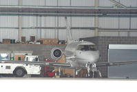 N125XP @ EGGW - inside the Signature Flight Support hangar - by Chris Hall