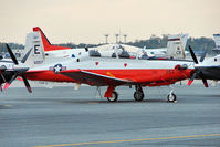 166057 @ PNS - Raytheon T-6B Texan II, c/n: 0000 - by Terry Fletcher
