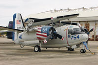 136754 @ NPA - Grumman C-1A Trader, c/n: 7 in outside storage at Pensacola Naval Museum - by Terry Fletcher