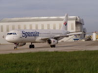 EC-HPM @ LMML - A321 EC-HPM Spanair - by raymond