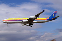 6Y-JMM @ EGLL - Airbus A340-313X [216] (Air Jamaica) Heathrow~G 01/09/2006 - by Ray Barber