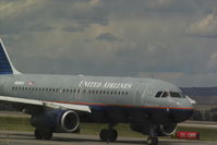 N826UA @ BIL - United Airlines Airbus A319 @ BIL