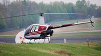 N413RM @ KHBI - 1990 R22 BETA in Asheboro N.C. - by Richard T Davis