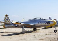 47-1595 - Republic F-84C Thunderjet at the March Field Air Museum, Riverside CA