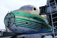 G-BEYF @ EGTB - Former Channel Express Herald previously displayed at the Bournemouth Aviation Museum. Now stored in the Parkhouse Aviation yard - by Chris Hall