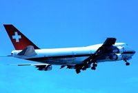 HB-IGG @ LMML - B747 HB-IGG Swissair - by raymond