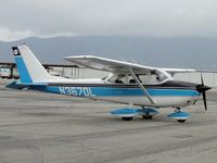 N3670L @ CCB - Parked near flight school parking - by Helicopterfriend