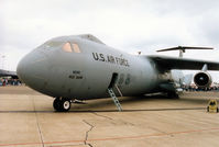 63-8085 @ MHZ - C-141B Starlifter, callsign Reach 38085, of the 452nd Air Mobility Wing on display at the 1995 RAF Mildenhall Air Fete. - by Peter Nicholson