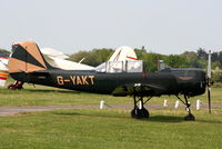 G-YAKT @ EGLM - one of the many Yak-52's based at White Waltham - by Chris Hall