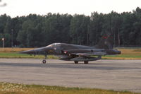 K-3038 @ EHTW - NF-5A of 315 sqn of the Royal Netherlands Air Force taxying onto the runway ay Twente air base. - by Henk van Capelle
