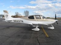 N822TN @ KAXN - Cirrus SR22 on the line. - by Kreg Anderson