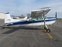 N805NR @ KAXN - Minnesota DNR Cessna A185F Skywagon on the line. - by Kreg Anderson