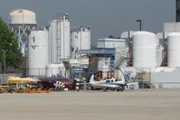 N85HQ @ KSBD - Parked with an unknown Mooney at San Bernadino - by Nick Taylor Photography