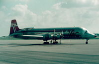N447T @ LMML - CL44 Skymonster N447T Transmeridian Air Cargo - by raymond