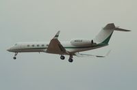 N550JD @ KSAT - Landing 12R - by RWB