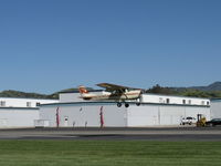 N696NS @ SZP - 1968 Cessna 150H 'North Star', Continental O-200 100 Hp, landing Rwy 04 - by Doug Robertson