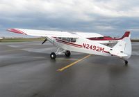 N2492M @ KGHW - Piper PA-12 Super Cruiser giving Young Eagle rides. - by Kreg Anderson