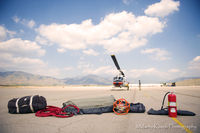 N212AH @ REI - Fire Standby - by Marty Kusch