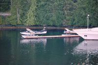 N6868B - Tied up on a wharf in the channel south of Ketchikan, Alaska, USA.