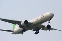 JA731J @ EGLL - Japan Airlines B777 in Sky Eco livery - by Chris Hall