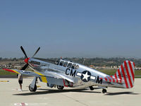 N251MX @ CMA - 1943 North American TP-51C-10 MUSTANG 'Betty Jane', Packard Liberty/RR V-1650-3 1,380 Hp, mod. for tandem dual control. World's SOLE REMAINING EXAMPLE of just five TP-51Cs built. Limited class. - by Doug Robertson