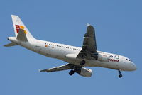 EC-IZR @ EGLL - Iberia A320 in one world livery - by Chris Hall