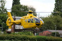 G-NWEM @ EGCB - North West Air Ambulance - by Chris Hall