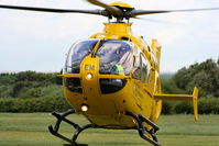G-NWEM @ EGCB - North West Air Ambulance - by Chris Hall