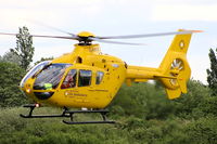 G-NWEM @ EGCB - North West Air Ambulance - by Chris Hall