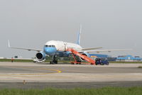 99-0004 @ EBBR - Parked on apron - by Daniel Vanderauwera