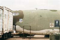 59-2566 @ DEN - Originally broken up at AMARC, the nose section of this B-52G still survives just outside Stapleton Airport.