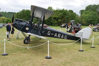 G-ABAG - Gipsy Moth at a Rolls Royce and Bentley owners do at Runnymede. These were real Rollers and Bentleys, not the junk now produced by BMW and Volkswagen. - by moxy