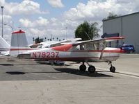 N7923Z @ POC - Parked in Howard Aviation parking area - by Helicopterfriend