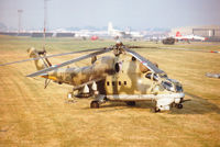 0710 @ EGVA - Hind E helicopter gunship of 331 Squadron Czech Air Force at the 1996 Royal Intnl Air Tattoo at RAF Fairford. - by Peter Nicholson