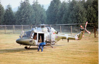 XZ641 @ EGVA - Lynx AH.7 of the Army Air Corps 671 Squadron's Blue Eagles helicopter display team at the 1996 Royal Intnl Air Tattoo at RAF Fairford. - by Peter Nicholson