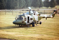 XZ175 @ EGVA - Lynx AH.7 of the Army Air Corps Blue Eagles display team at the 1996 Royal Intnl Air Tattoo at RAF Fairford. - by Peter Nicholson