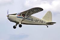 G-AFYO @ EGBP - Stinson HW-75 [7039] Kemble~G 19/08/2006 - by Ray Barber