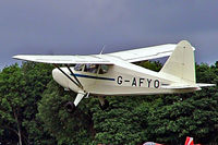 G-AFYO @ EGBP - Stinson HW-75 [7039] Kemble~G 02/07/2005 - by Ray Barber