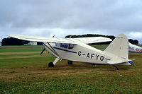 G-AFYO @ EGBP - Stinson HW-75 [7039] Kemble~G 02/07/2005 - by Ray Barber