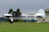 G-APBW @ EGBP - Auster 5A Alpha [3405] Kemble~G 02/07/2005 - by Ray Barber