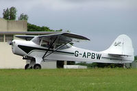 G-APBW @ EGBP - G-APBW   Auster 5A Alpha [3405] Kemble~G 02/07/2005 - by Ray Barber