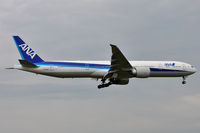 JA784A @ EGLL - On short finals for r/w 9L
