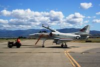 N518TA @ KCNO - Taxiing off the ramp - by Nick Taylor Photography