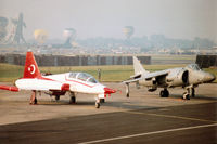 69-4005 @ EGVA - NF-5B Freedom Fighter of the Turkish Stars aerobatic team on the flight-line of the 1996 Royal Intnl Air Tattoo at RAF Fairford. - by Peter Nicholson