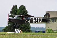 G-AXHR @ EGBP - Piper J-3C-65 Cub [10892] Kemble~G 01/07/2005 - by Ray Barber