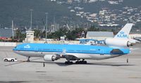 PH-KCC @ TNCM - KLM PH-KCC being push back from the gates at TNCM - by Daniel Jef