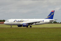 HB-JIY @ EIDW - Football Charter in connection with the 2011 EUFA Cup Final held in Dublin between Portuguese teams , Porto and Braga - by Terry Fletcher